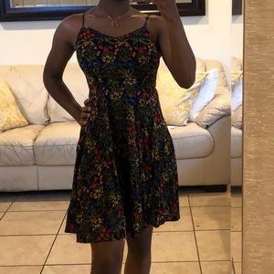 Floral print dress